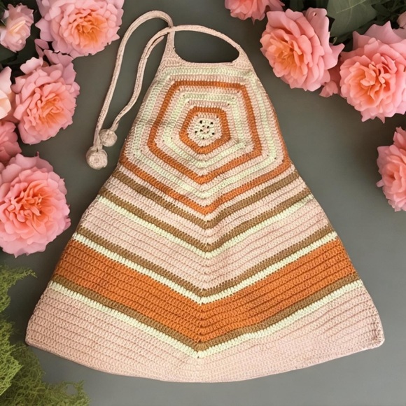 Misha & Puff Chevron Dress - Picture 1 of 4